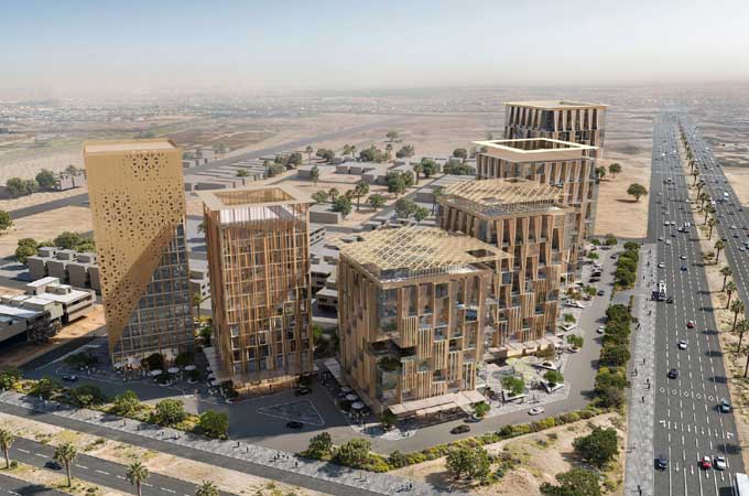 شركة RMJM العالمية تكشف عن تصميم مشروع متعدد الاستخدامات في الرياض مستوحى من مبادئ العمارة 